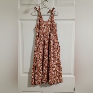 Kate Quinn Fall Ditsy Floral Prairie Dress 5T NWT